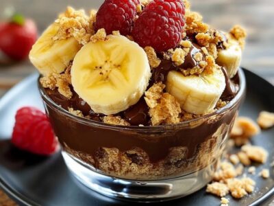 Verrine Banane Chocolat : Recette Facile et Savoureuse