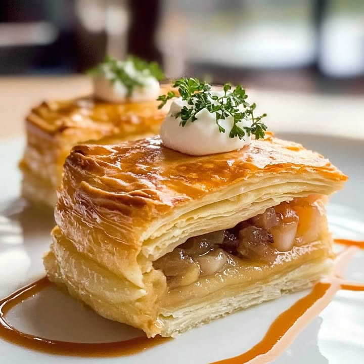 Vol-au-vent Saumon Poireaux