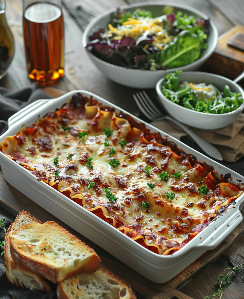 lasagnes à la pâte fraîche
