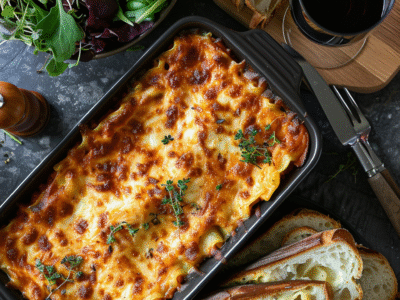 Lasagnes au Thon Rapide et Savoureux