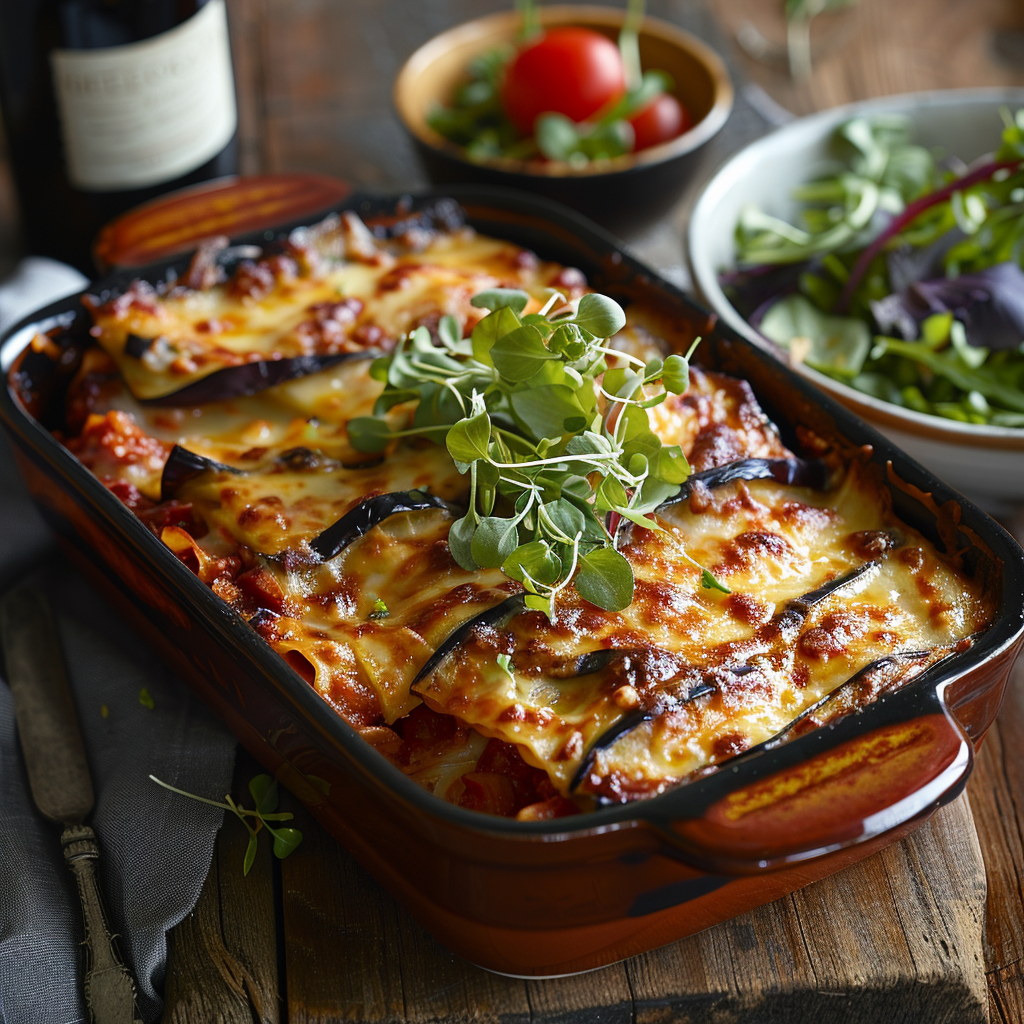 lasagnes aux aubergines