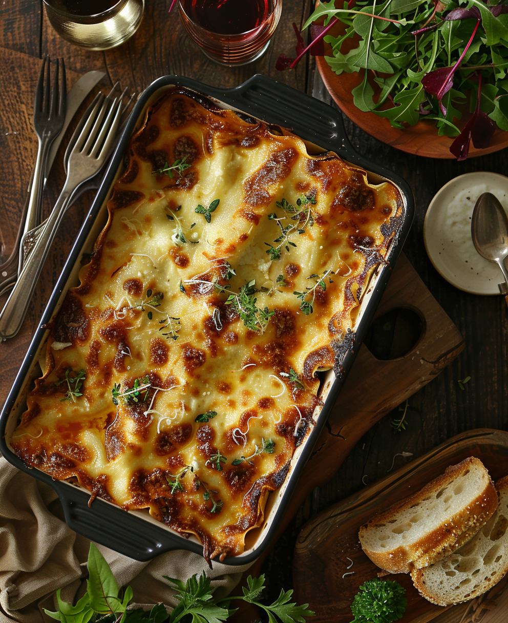 lasagnes aux courgettes et chèvre