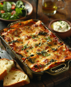 lasagnes aux épinards