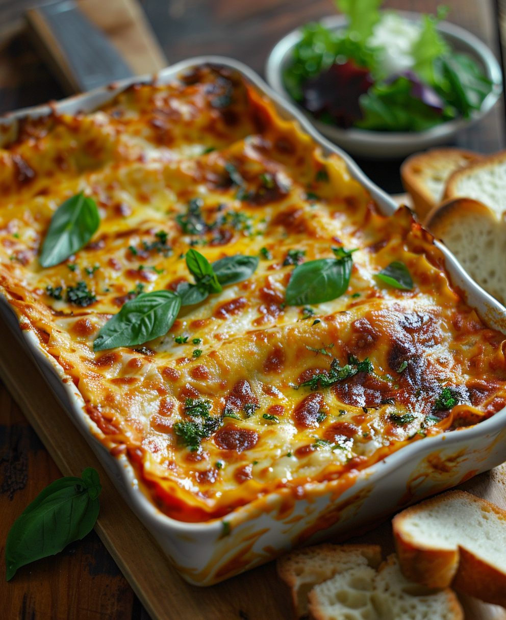 lasagnes aux épinards