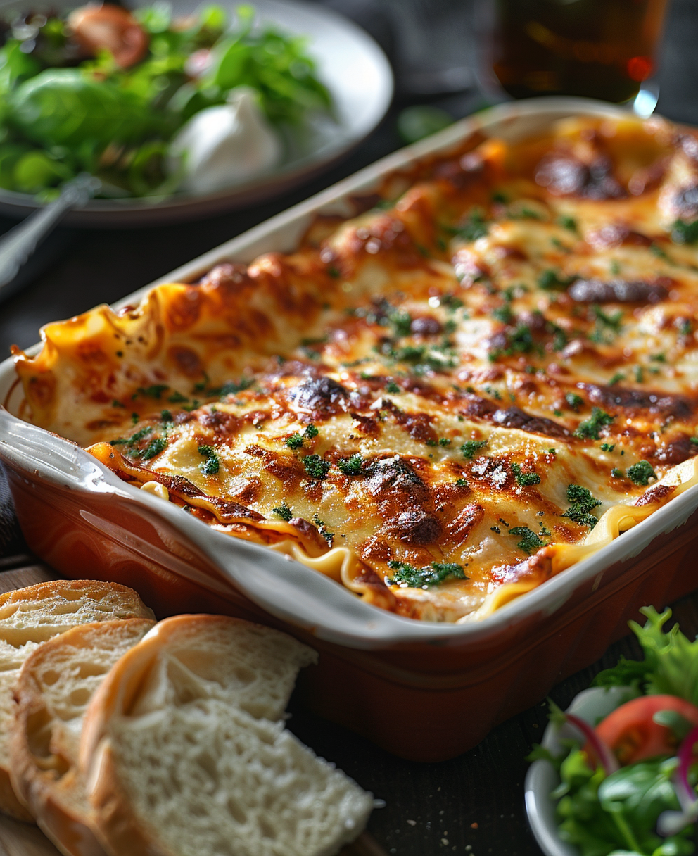lasagnes aux épinards