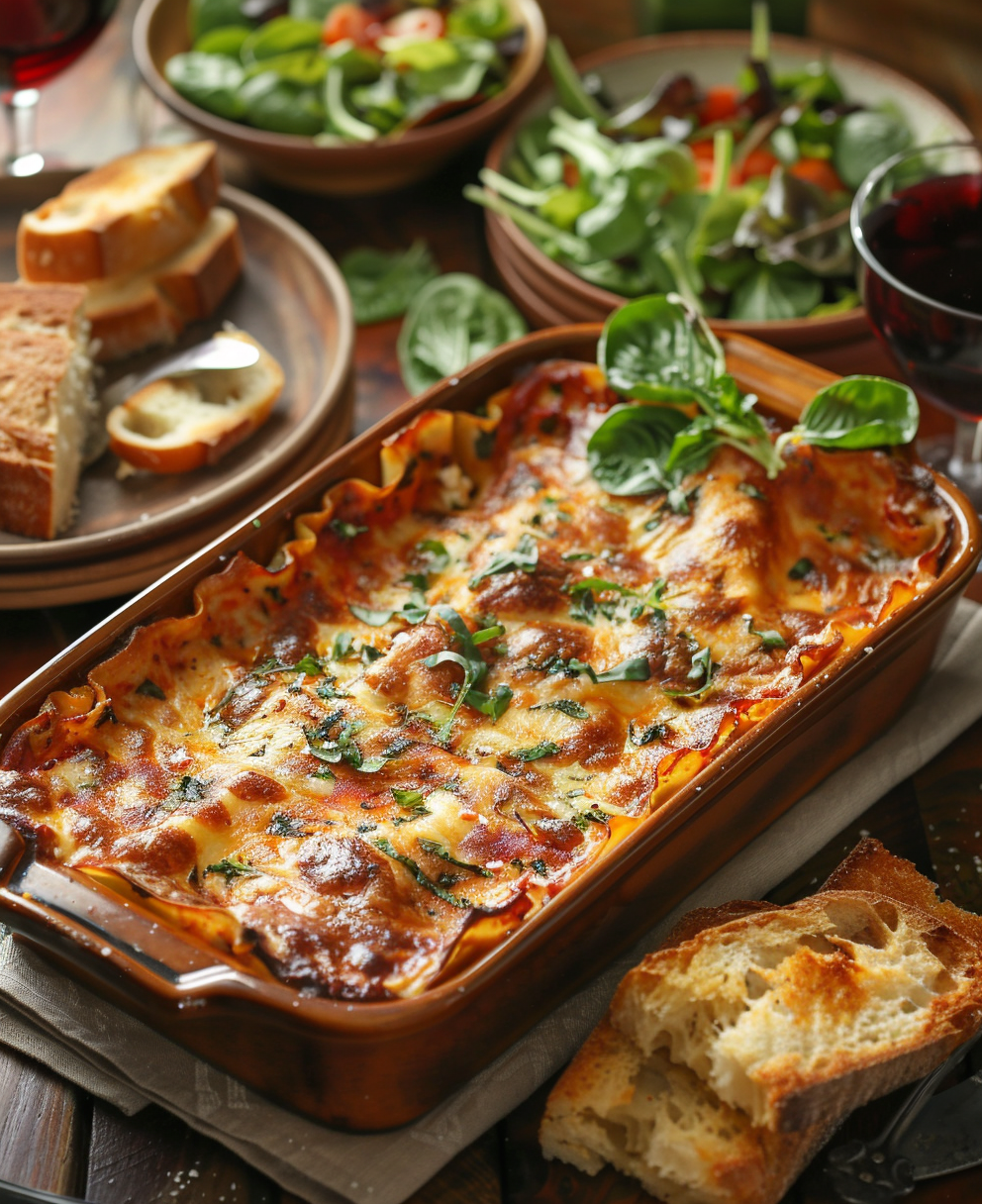 lasagnes aux épinards