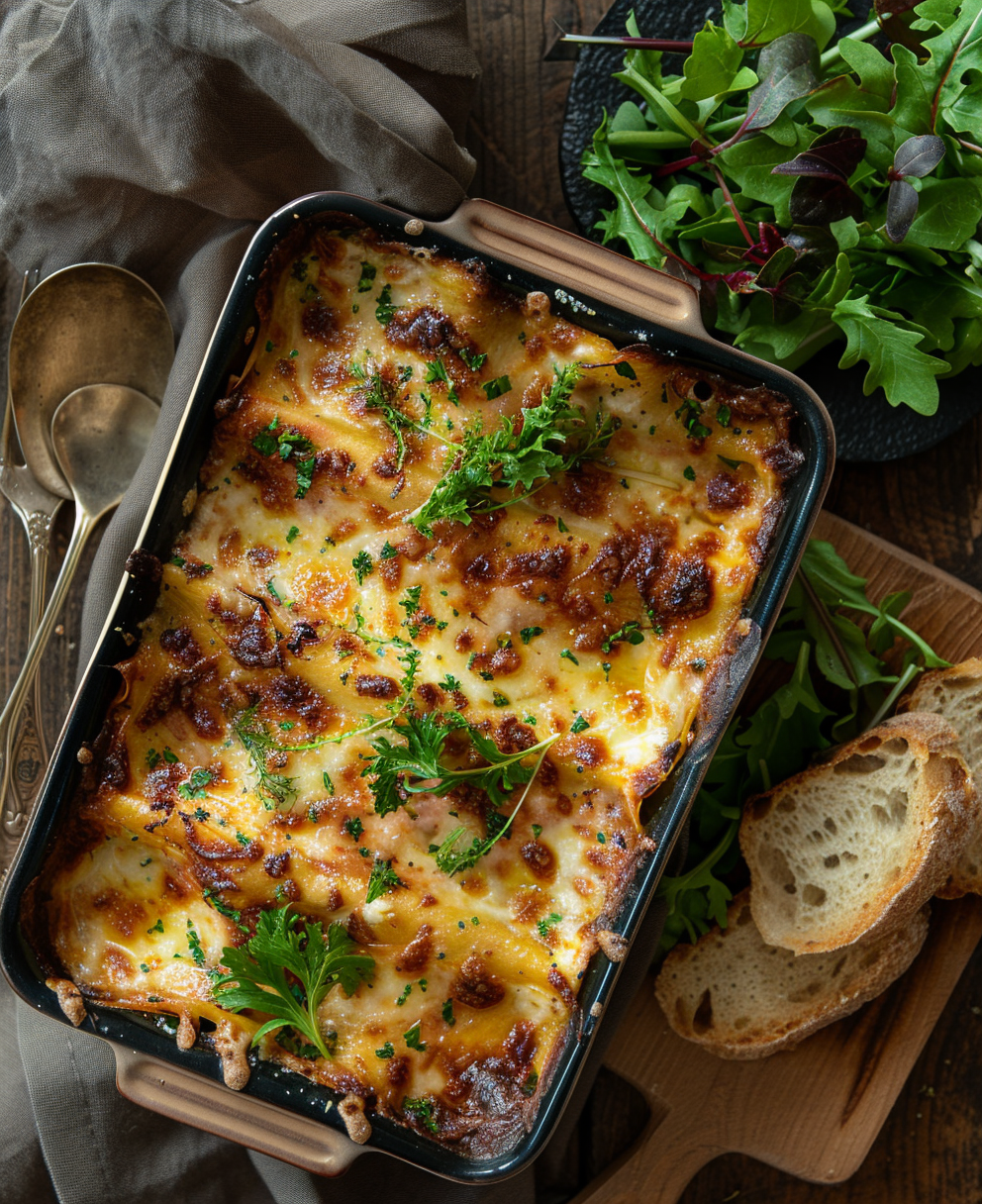 lasagnes aux poireaux