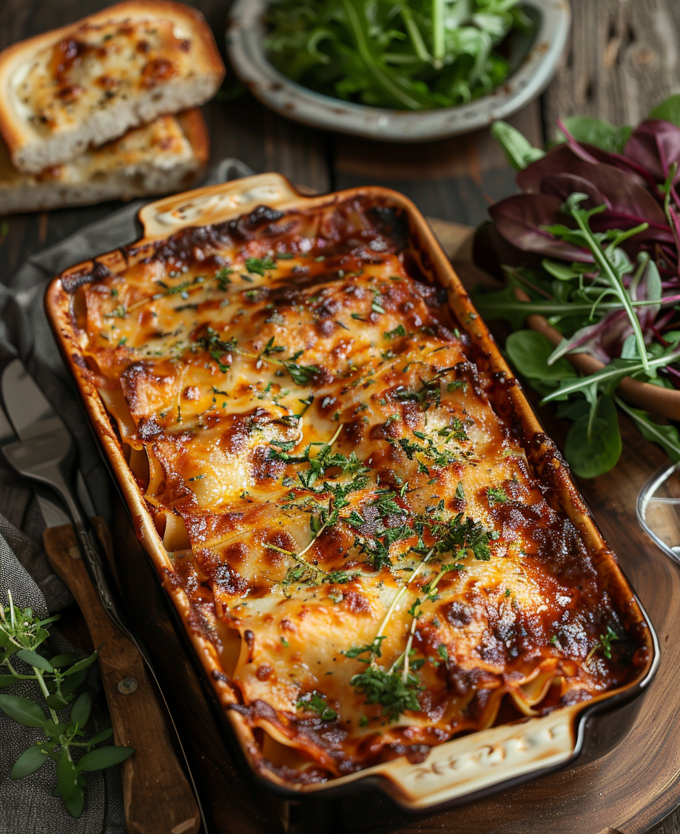 lasagnes butternut champignons