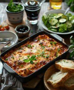 lasagnes courgettes et saumon