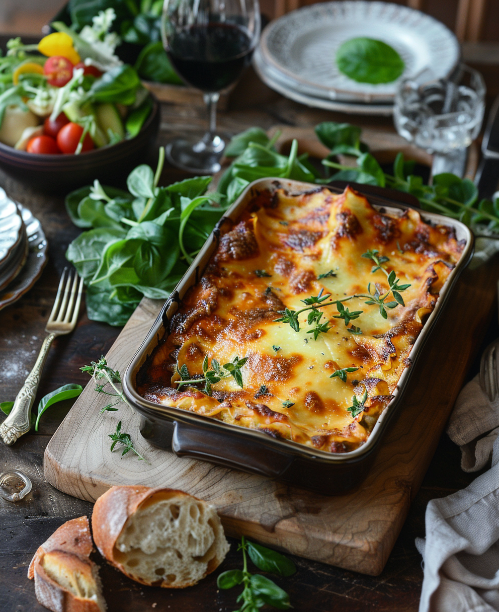 lasagnes courgettes et saumon