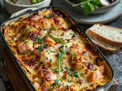 Lasagnes Saumon Poireaux : Recette Facile et Savoureuse