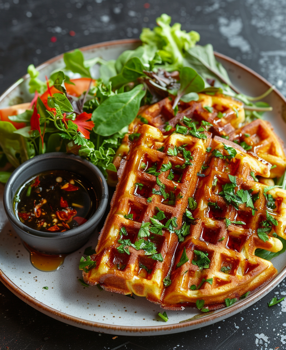 recette gaufres aux légumes