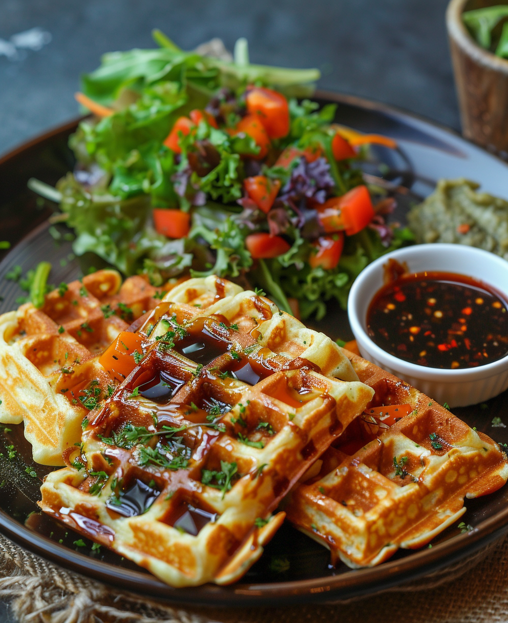 recette gaufres aux légumes