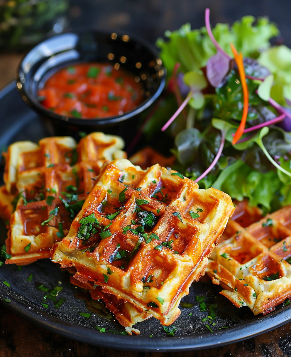 recette gaufres aux légumes