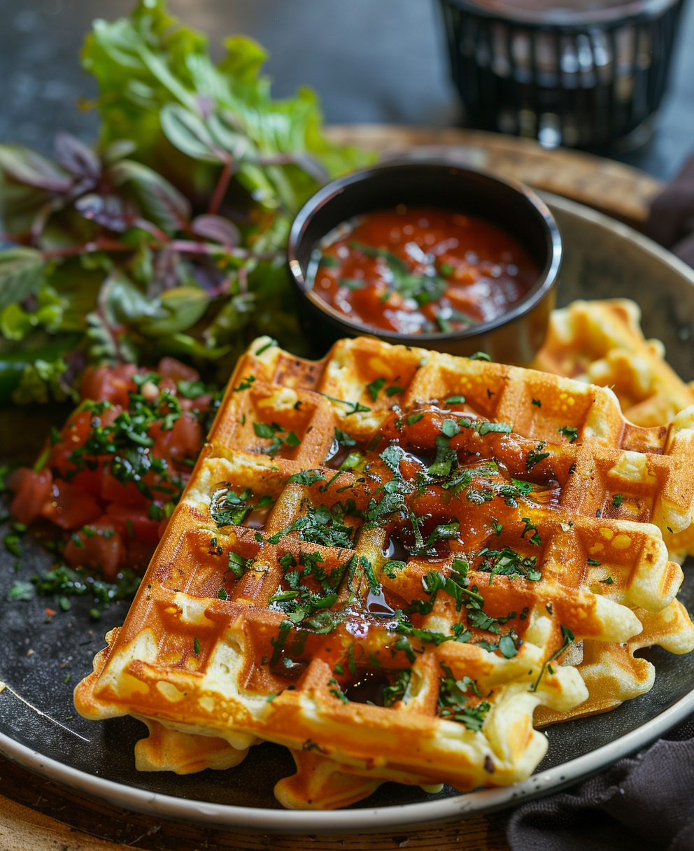 recette gaufres aux légumes