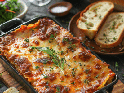 Recette lasagnes aux légumes facile et savoureuse