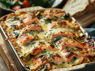 Recette lasagnes saumon épinard ricotta : Savoureux et facile à réaliser