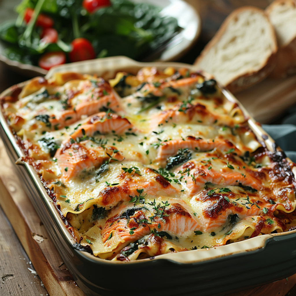 recette lasagnes saumon épinard ricotta