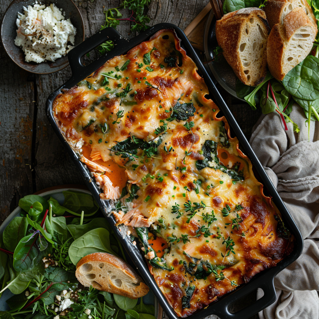 recette lasagnes saumon épinard ricotta