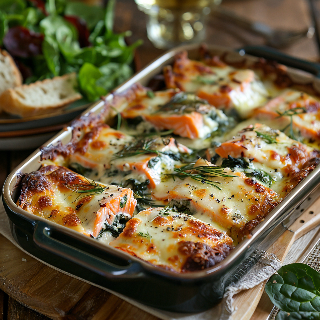 recette lasagnes saumon épinard ricotta