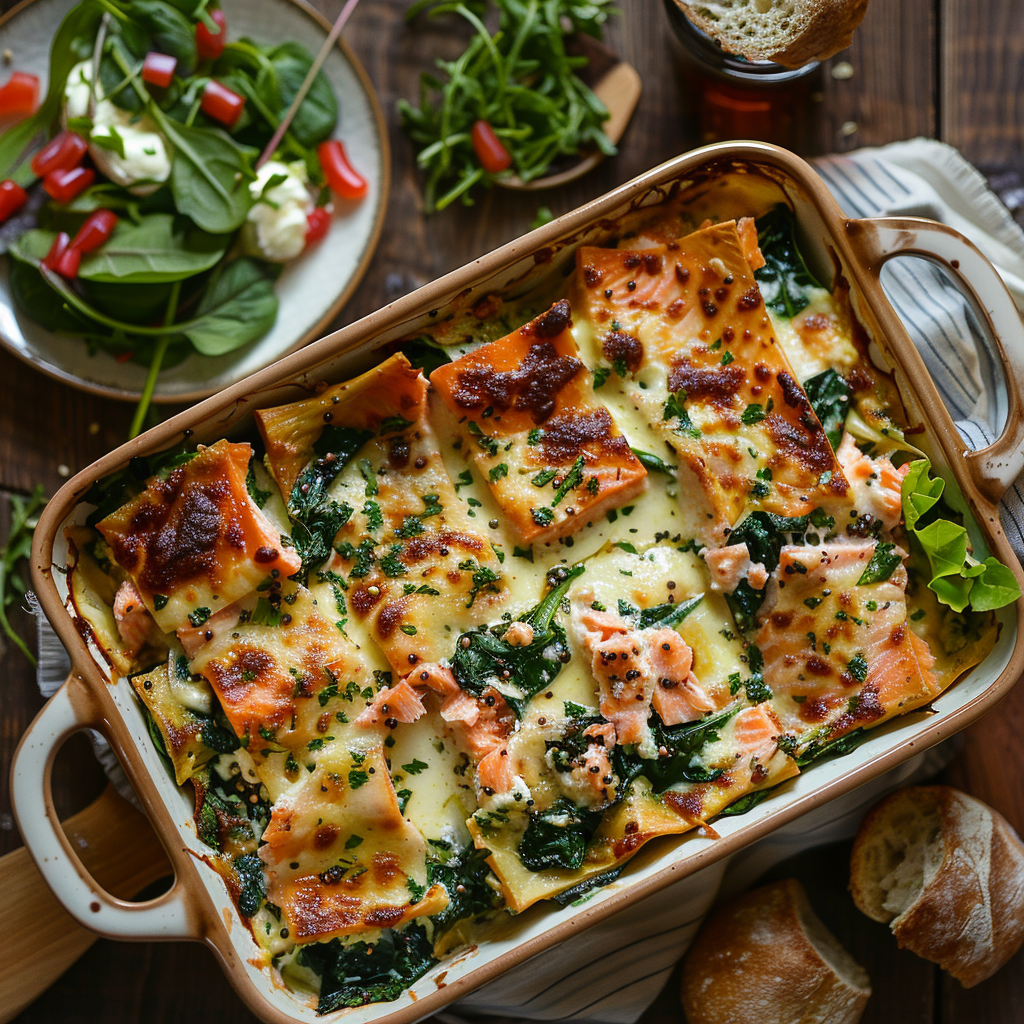 recette lasagnes saumon épinard ricotta