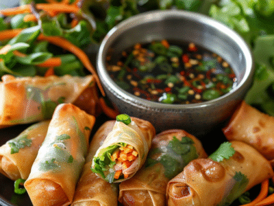 Recette nems aux légumes facile et savoureuse