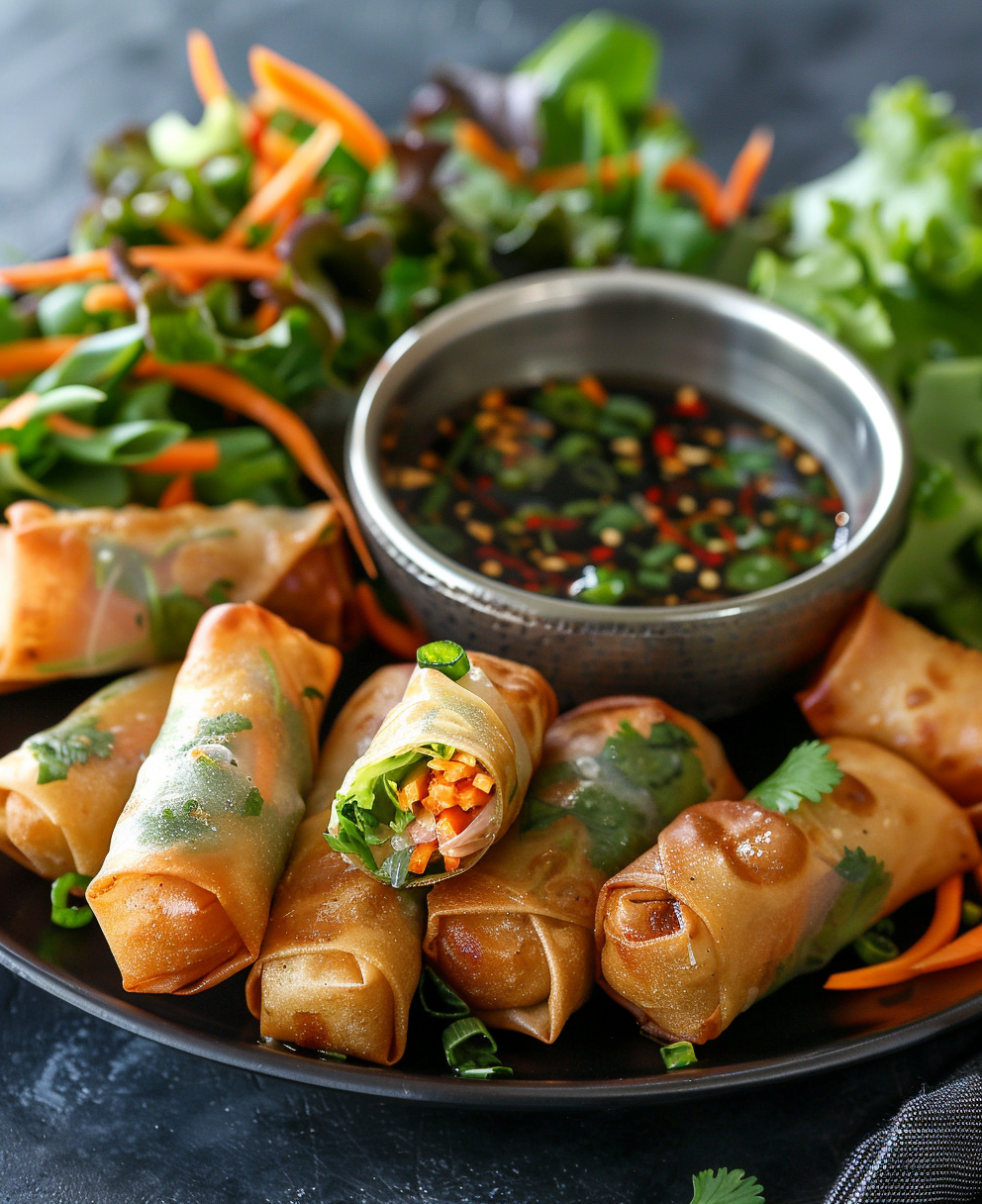 recette nems aux légumes