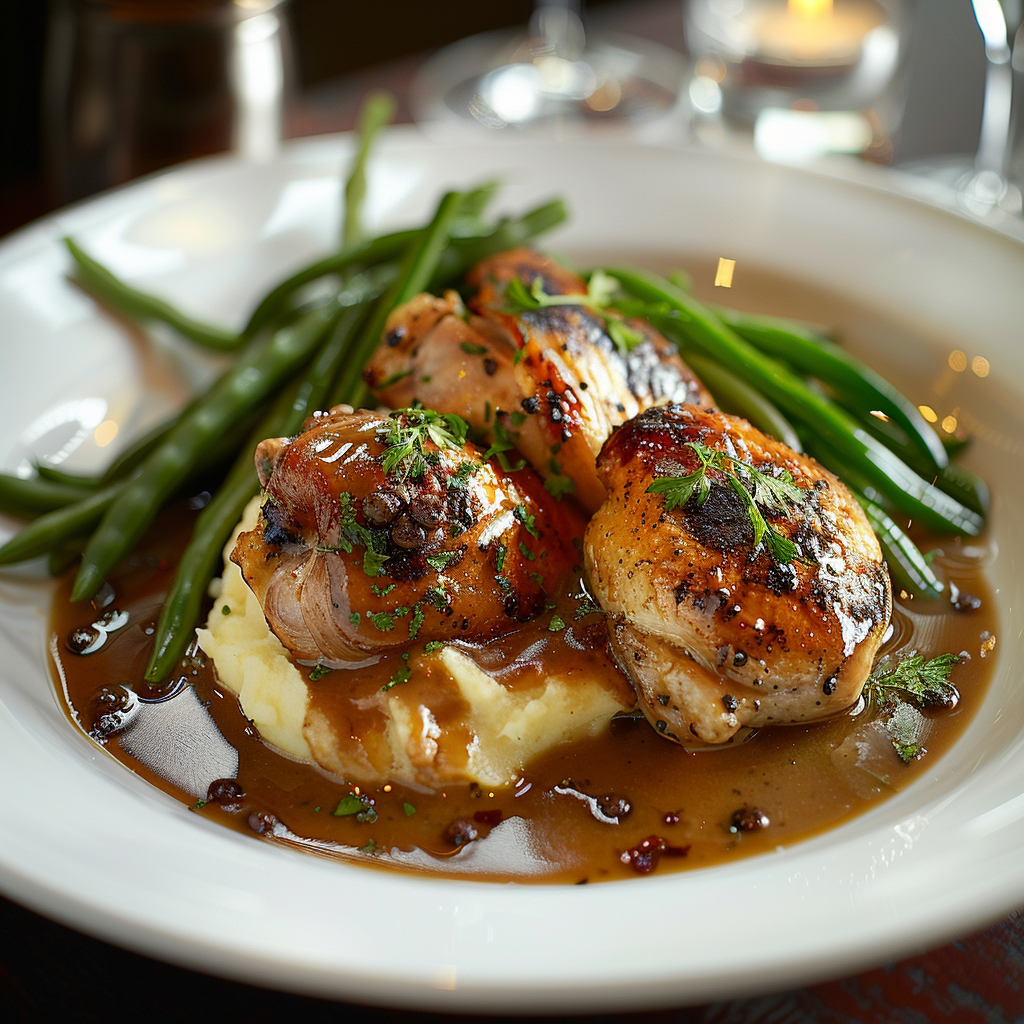 recette pintade en sauce