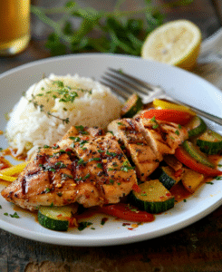 recette poulet aux légumes