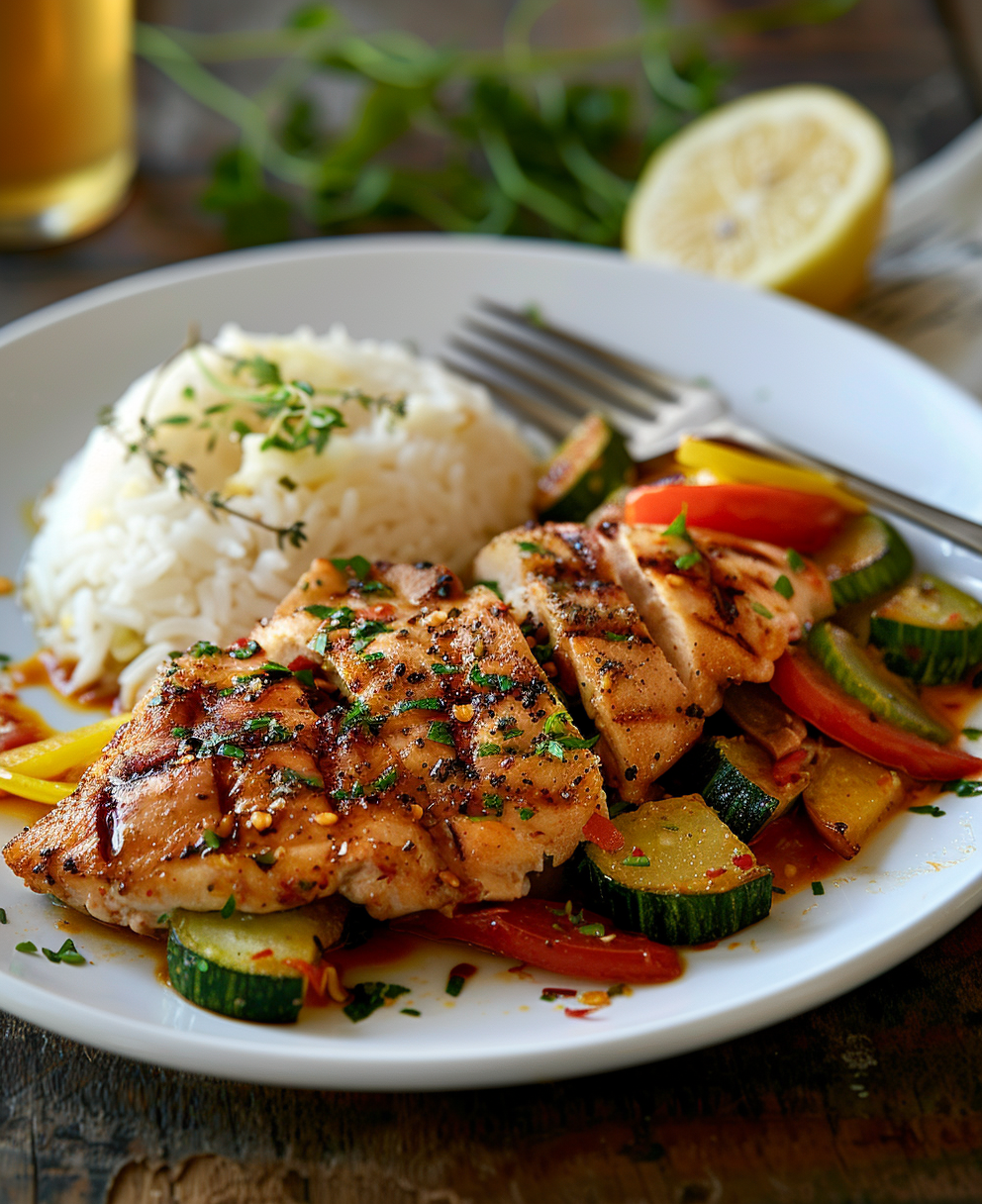 recette poulet aux légumes