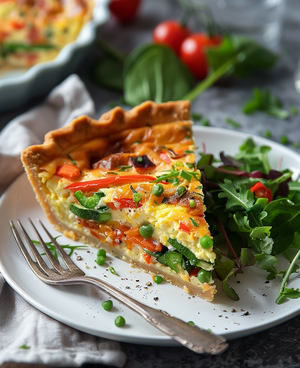 recette quiche aux légumes