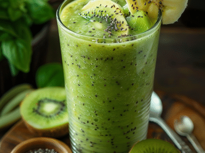 Recette Smoothie Banane Kiwi : Frais et Facile à Préparer