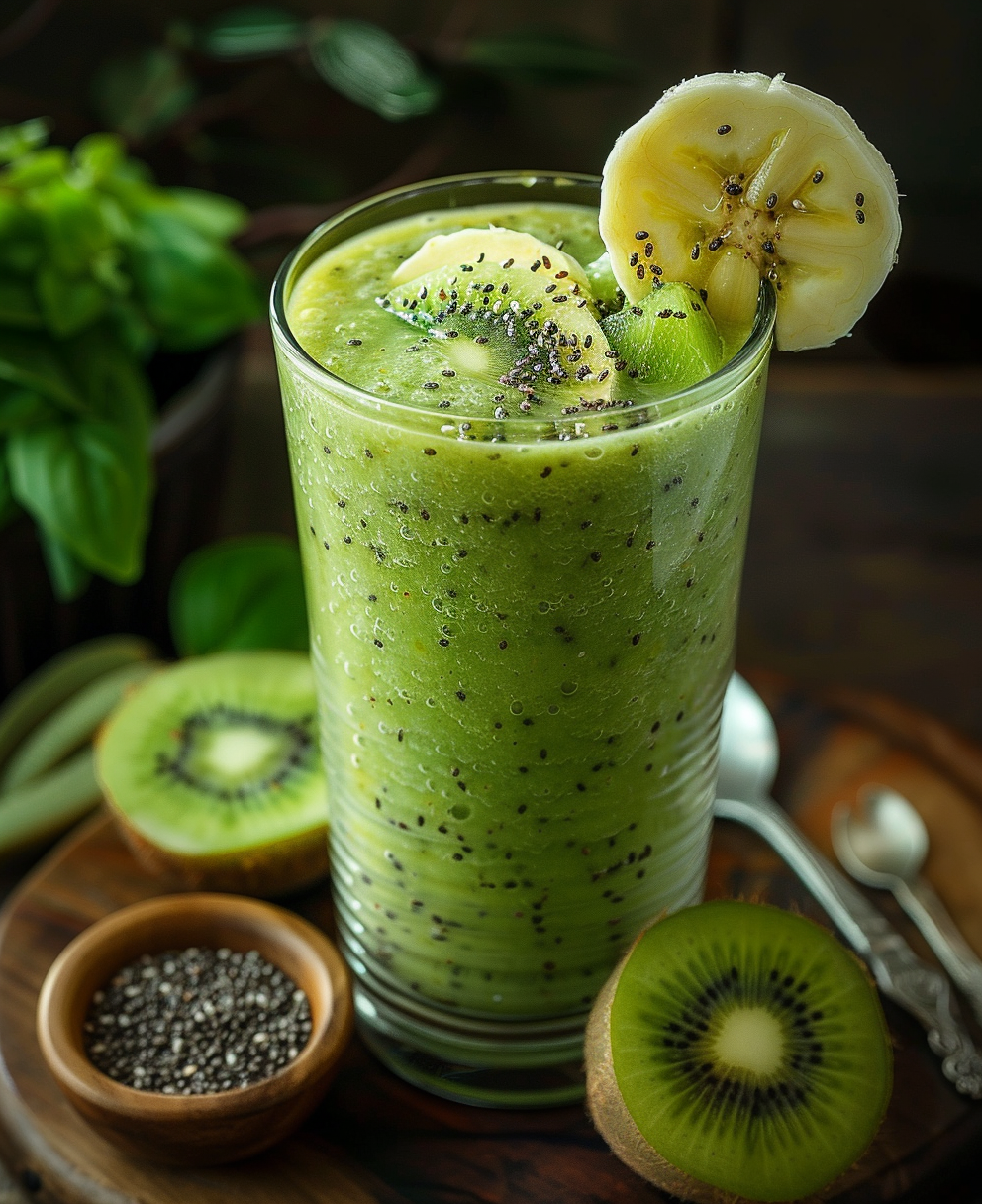 recette smoothie banane kiwi