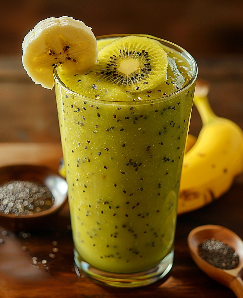 recette smoothie banane kiwi