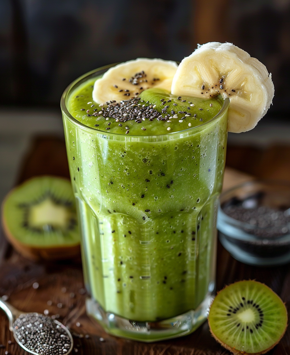 recette smoothie banane kiwi