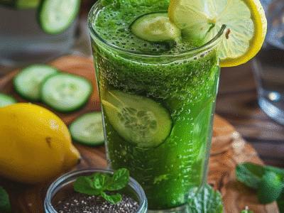 Recette Smoothie Concombre Facile et Rafraîchissant