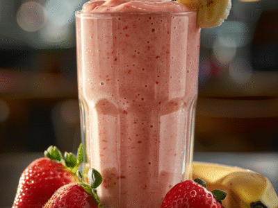 Recette Smoothie Fraise Banane Facile et Savoureux