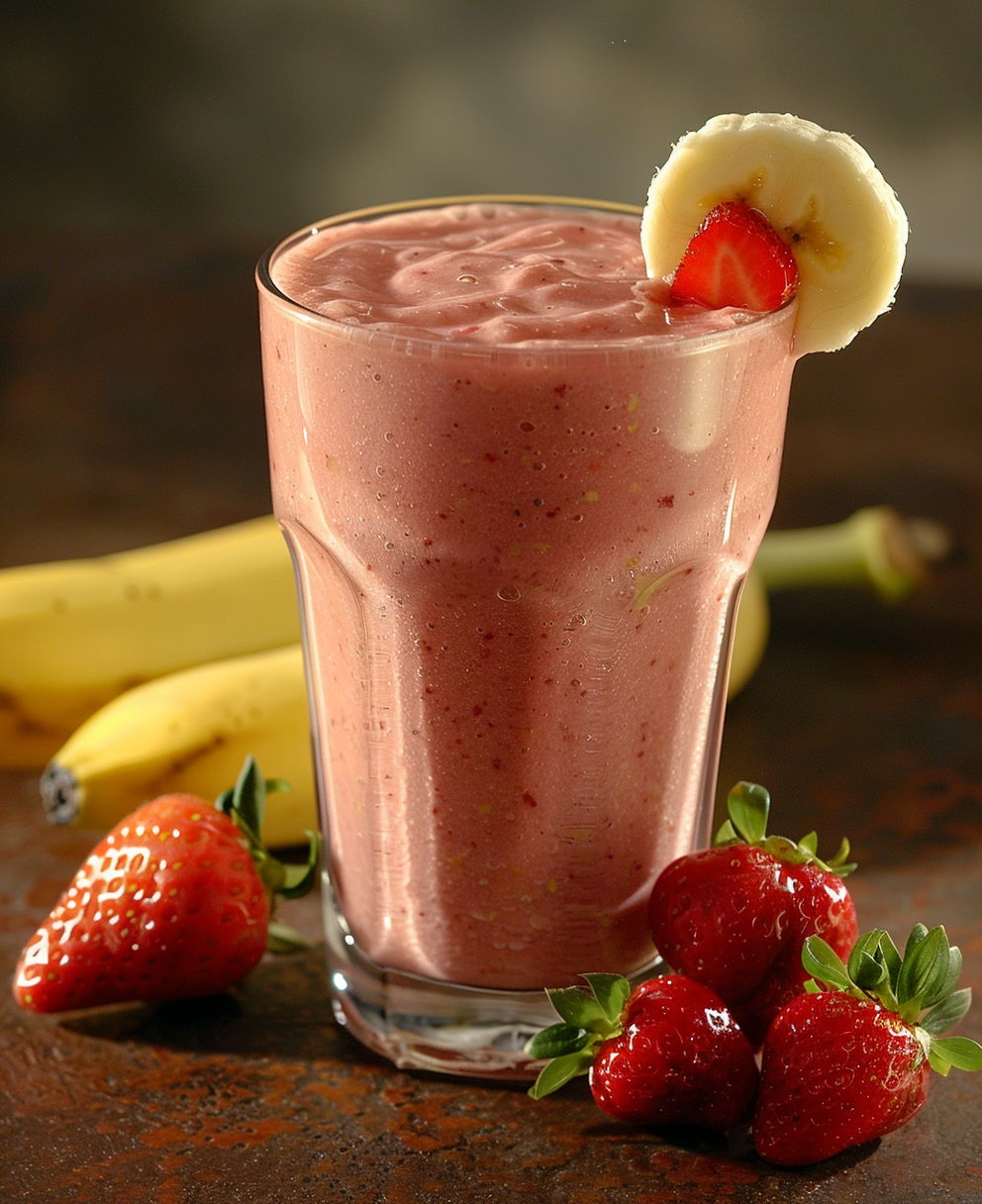 recette smoothie fraise banane