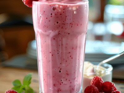 Recette Smoothie Framboise Facile et Savoureux