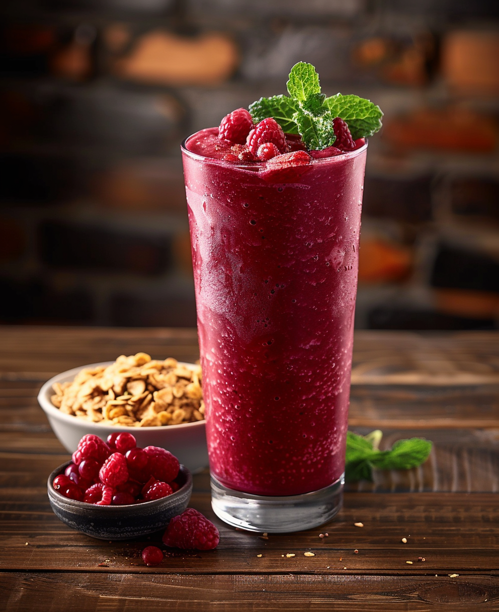recette smoothie fruit rouge