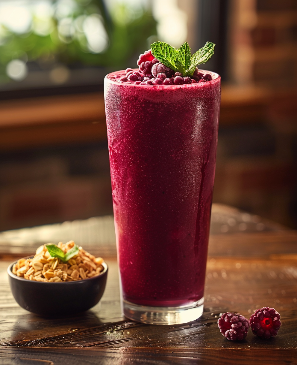 recette smoothie fruits rouges