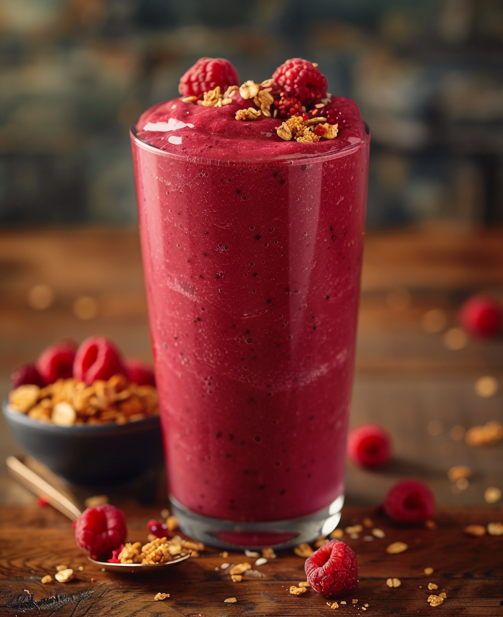 recette smoothie fruits rouges