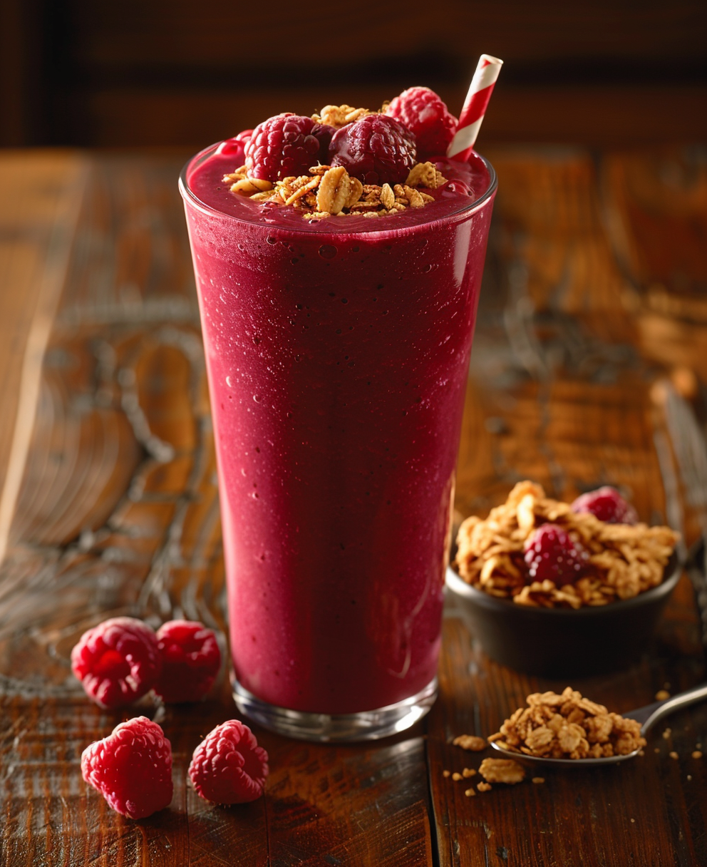 recette smoothie fruits rouges