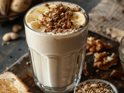 Recette Smoothie Petit Déjeuner Facile et Savoureux 🥤