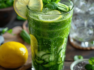 Recette Smoothie Vert Facile et Savoureux pour Bien Commencer la Journée