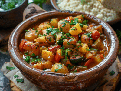 Recette Tajine de Légumes Facile et Savoureuse