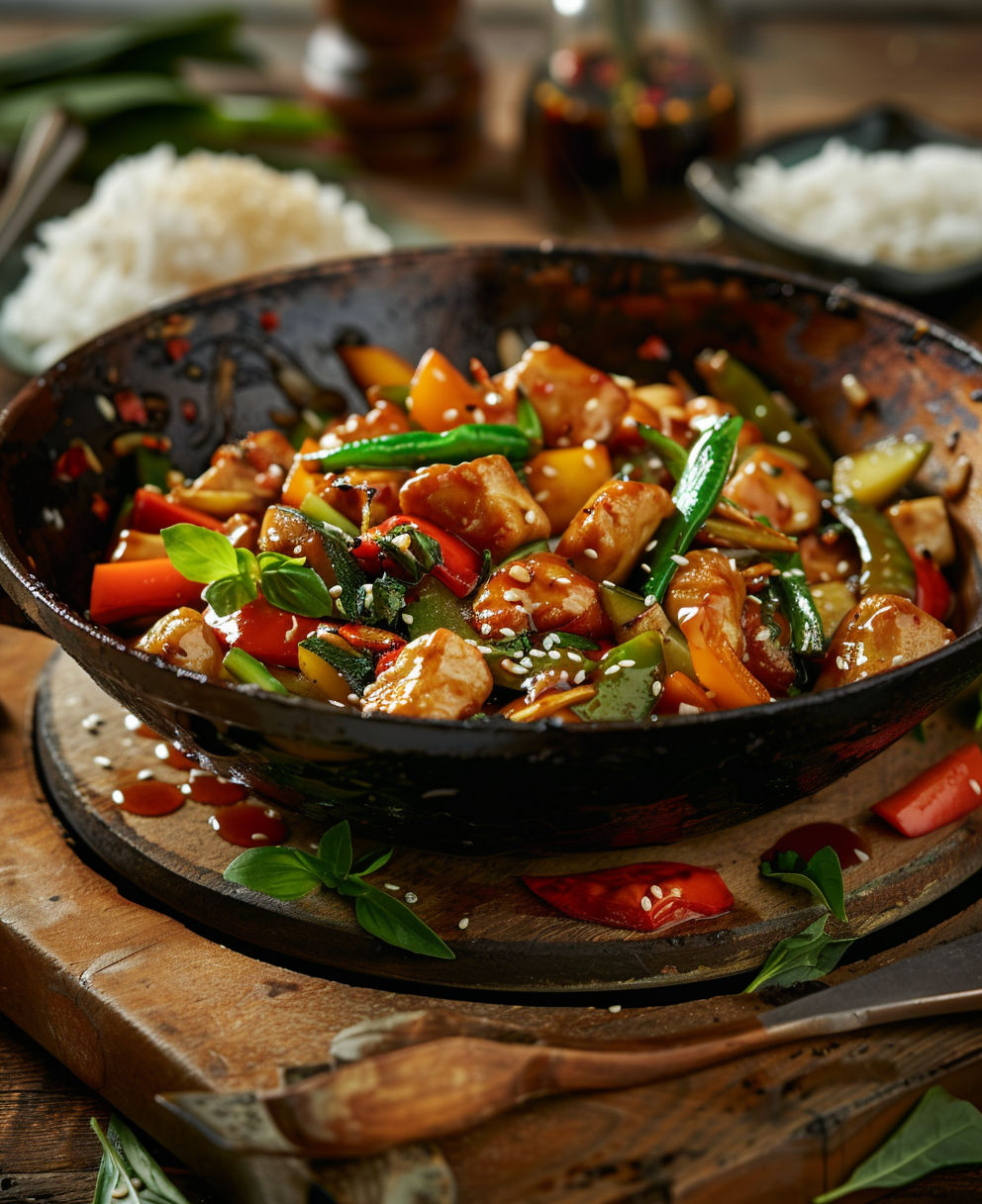 recette wok de légumes