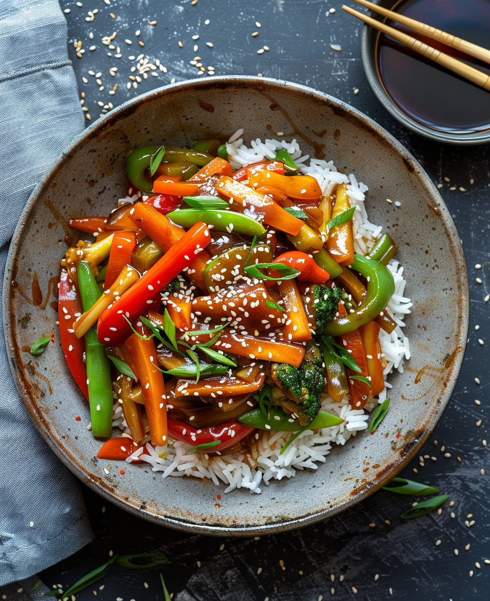 recette wok de légumes