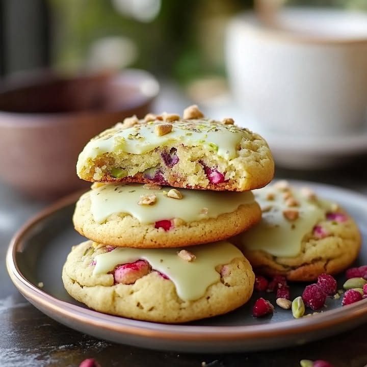 Biscuits Framboise Pistache
