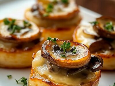 Bouchées Champignons Gratinées : Recette Facile et Savoureuse